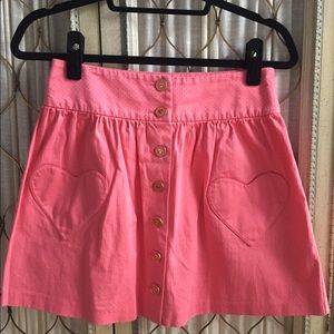 Topshop Size 6 Heart Pocket Skirt